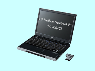 Pavilion Notebook PC dv1700/CT CeleronM410/1.46G CTO最小構成 2006/06